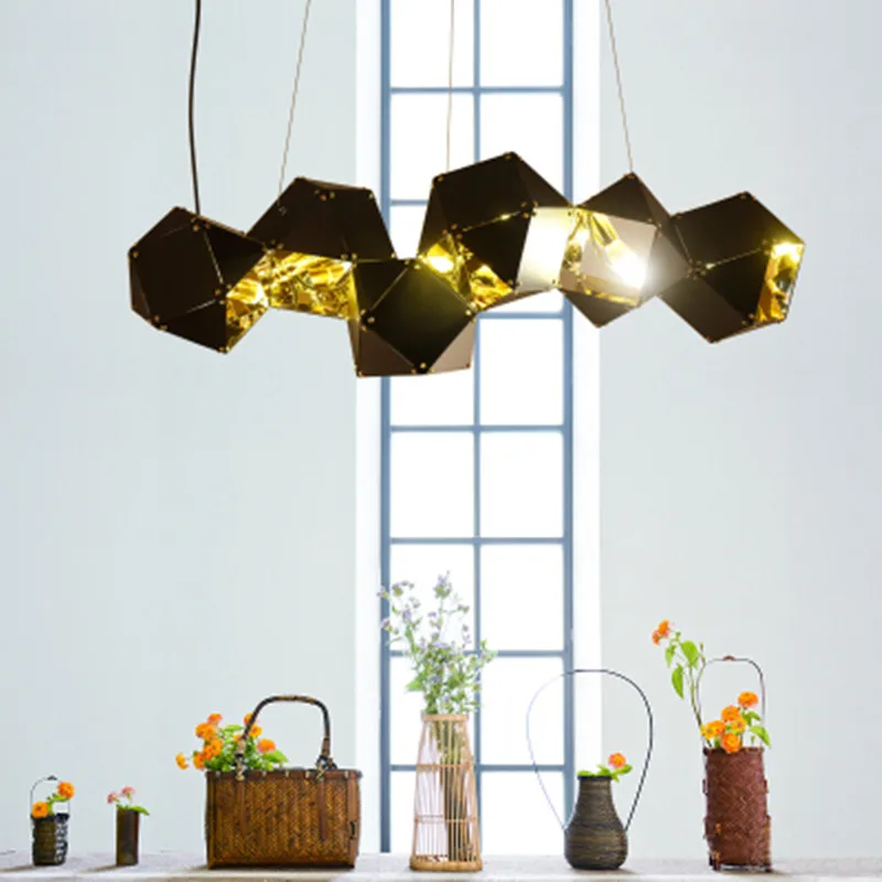 Kopen Loft Iron Cube Lampenkap Hanglamp Snoer Rechthoek Hanglamp Nordic Eetkamer Office Bar Keuken Armaturen Ontwerp Moderne