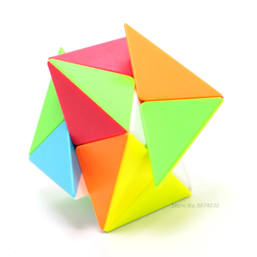Кубик Qiyi Xcube 2x2 X кубик Cubo Magico без наклеек пазл-спекаль развивающая игрушка