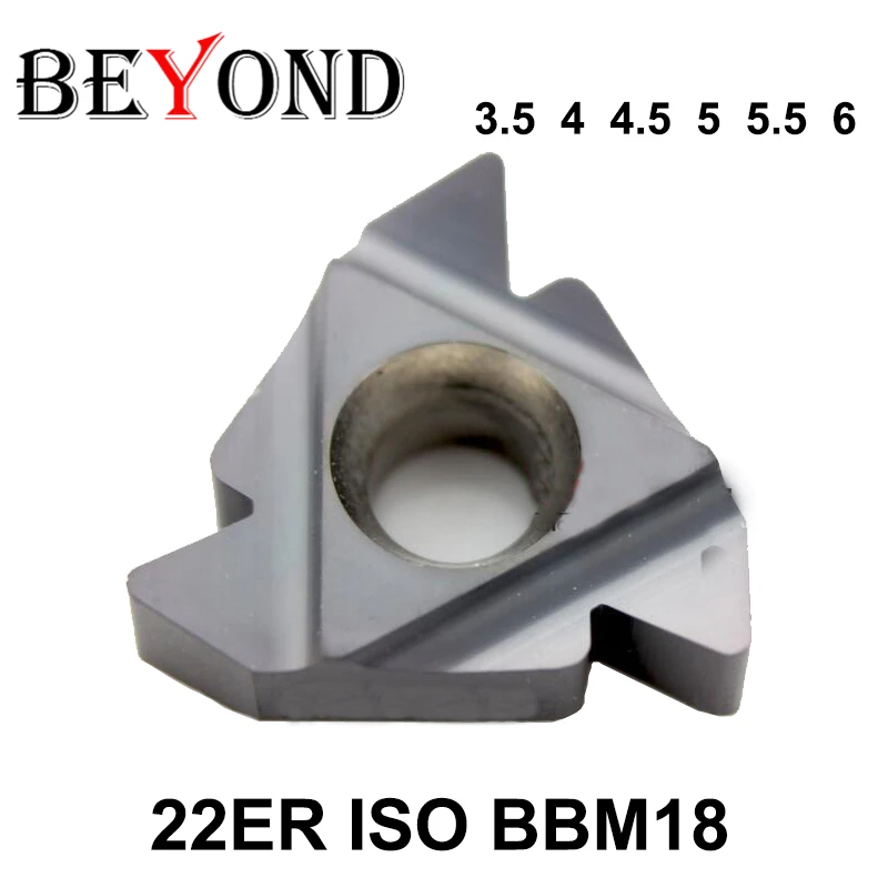 

Твердосплавные пластины BEYOND 22ER 3.5ISO 4.0ISO 4.5ISO 5.0ISO 5.5ISO 6.0ISO BBM18 для токарного станка из стали и нержавеющей стали