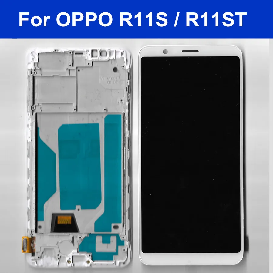 Купи 6, 01 "OLED для OPPO R11s ЖК-дисплей сенсорный экран R11 s сенсорный экран дигитайзер ЖК сборка Замена для oppo r11st LCD за 1,663 рублей в магазине AliExpress