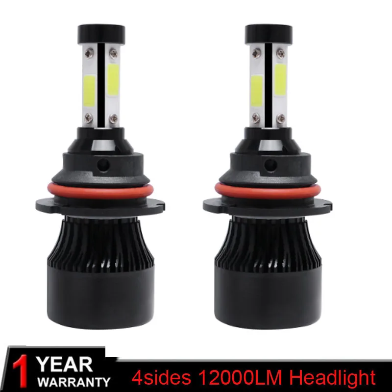 Автомобильная головсветильник лампа H7 Led H4 4 стороны 9005 HB3 светодиодный H11 H8 H1 H9 HB4