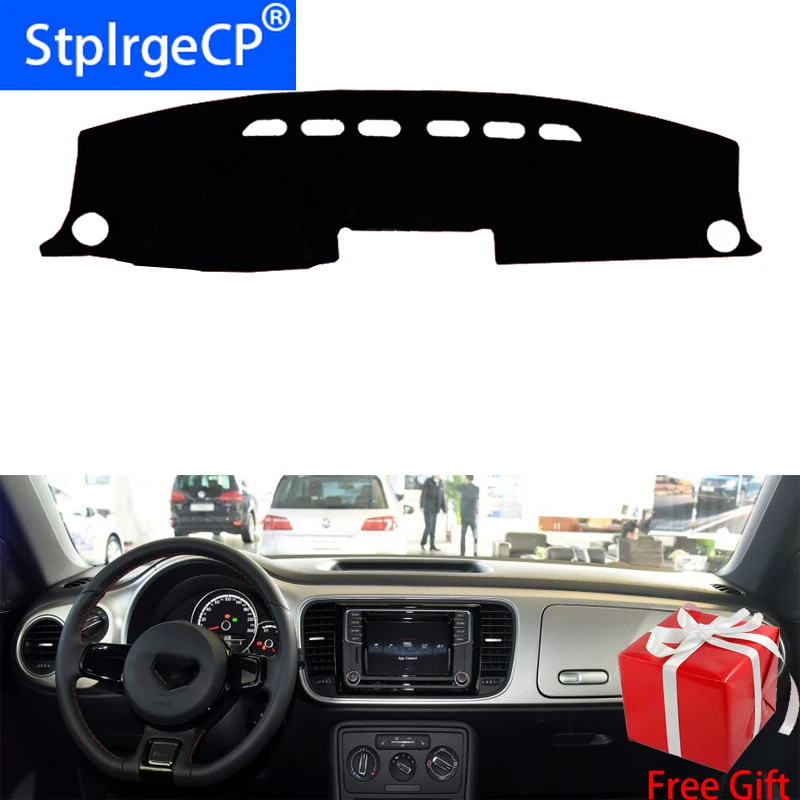 

For Volkswagen beetle 2012 2013 2014-2018 Car Styling Dash Mat Dashmat Dashboard Sticker Cover Sun Shade Dash Board Cover Carpet