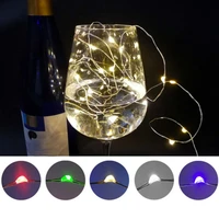 20 leds cake decoration lights string waterproof flashing lights wedding party decoration copper wire lamp