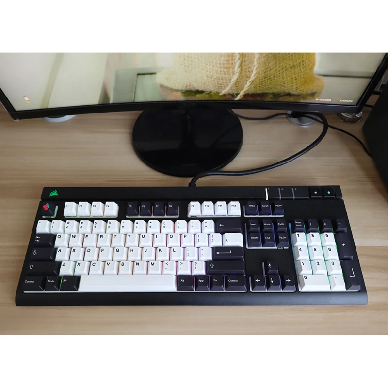 

137 клавиши Cherry Profile PBT Dye Sublimation Keycap с 1.75U 2U Shift 6.5U Spacebar для MX Switch механической клавиатуры