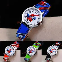 Cute Cartoon Watch For Kids Watch For Students Pointer Quartz Casual Watch For Boys Superheroes Watches Children Birthday Gifts