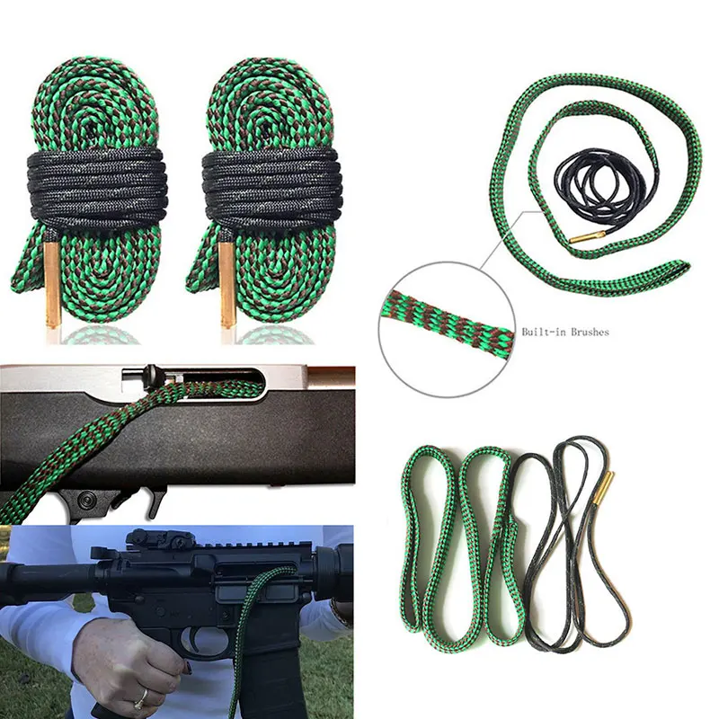 Ствольный канал перфоратора протрите кисти чистящий канат 12 калибра. 22 Cal .223 для