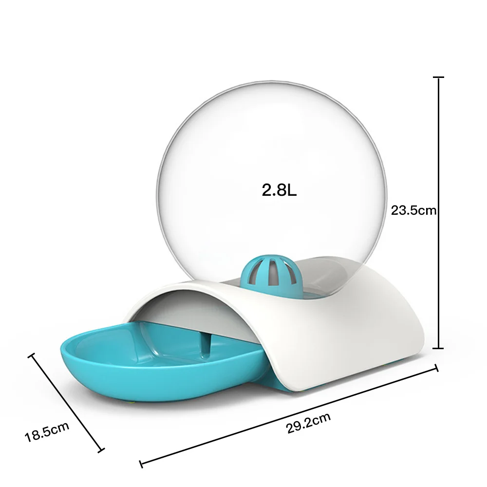 

Pet Dog Cat Bowl Automatic Water Feeder 2.8L Bubble Container Fountain Dispenser For Cats Drinking Multiple Colors 2020 Hot sale
