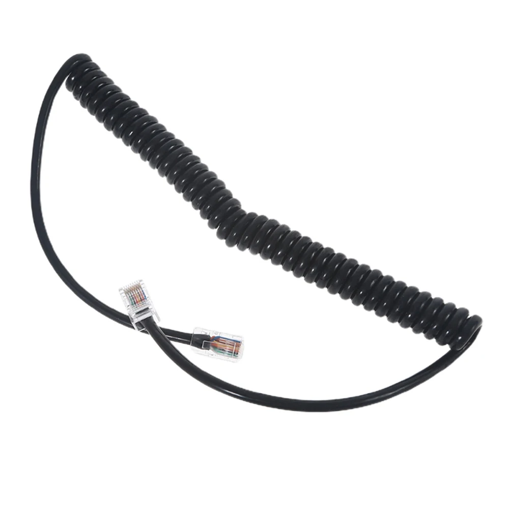 RJ45 8PIN Microphone Replacement Cable for Icom HM-98 HM-151