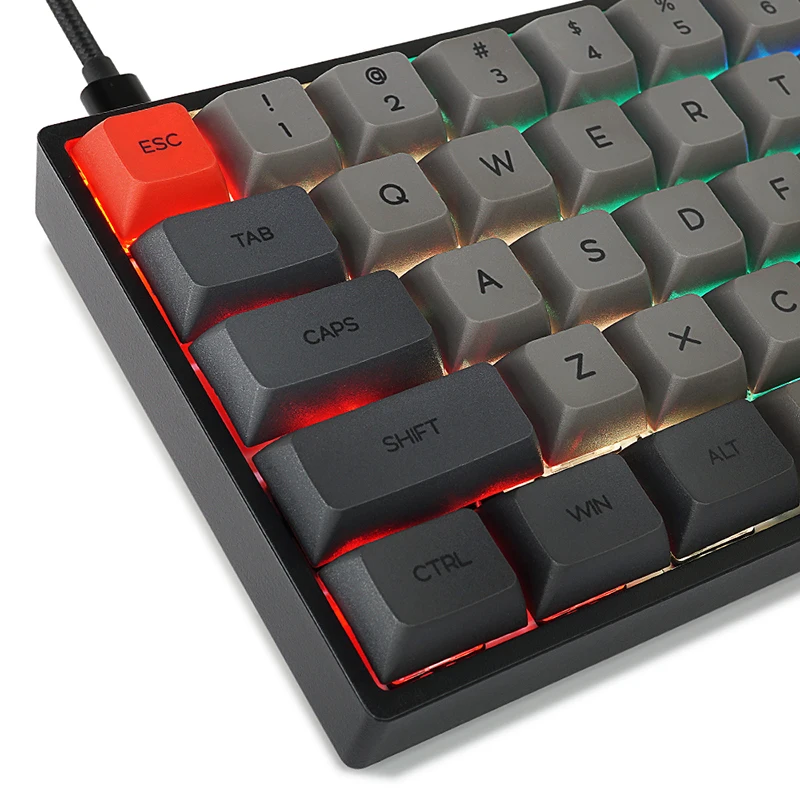 Skyloong SK64 64 Keys hot Swappable mechanical keyboard Gateron Red Yellow Switch gaming accessories gaming keyboard For MAC/Win