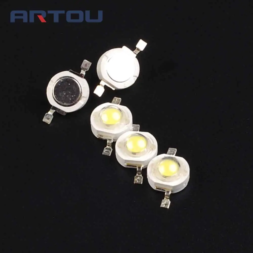 10 шт. SMD 3W светодиодный диоды лампы бусины 240lm-300lm белый для 3W светодиодный светильник