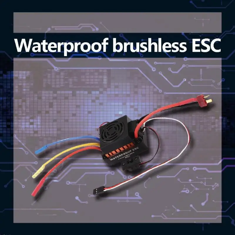 60A водонепроницаемый ESC+ бесщеточный двигатель+ программирующая карта комбо набор генераторных деталей для RC автомобильные аксессуары