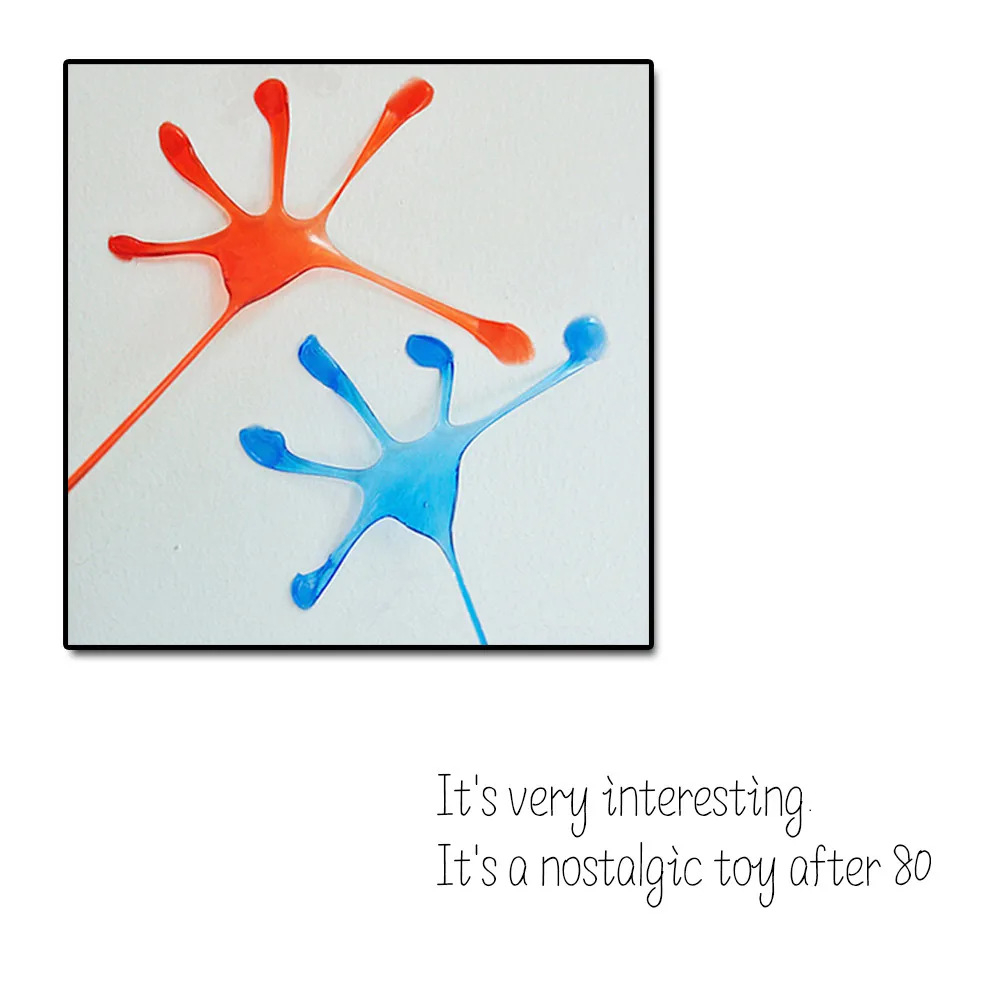 1 шт. детская забавная липкая игрушка для рук эластичная мягкая новинка подарок