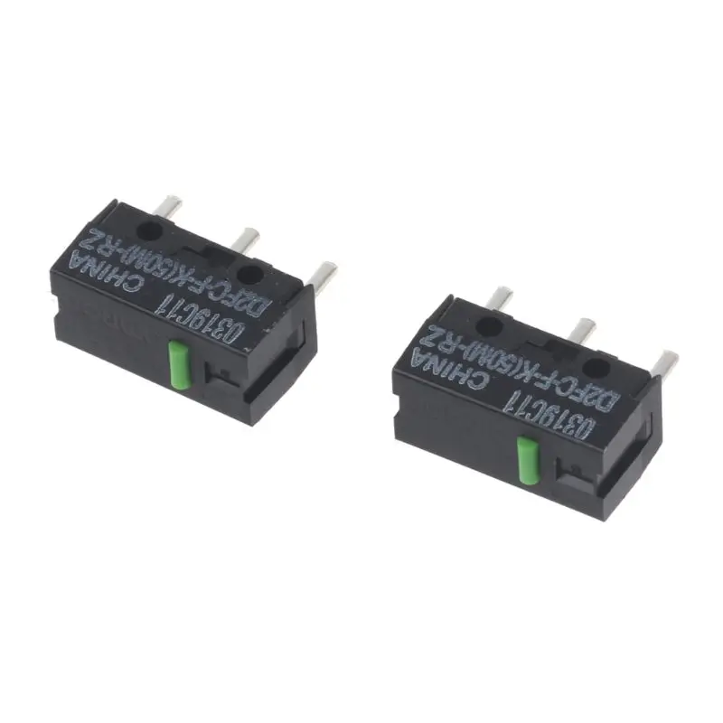2 шт. оригинальная мышь OMRON Micro Switch D2FC-F-K(50 м)-RZ Green Dot 50 Millions click Life for Razer | Компьютеры и