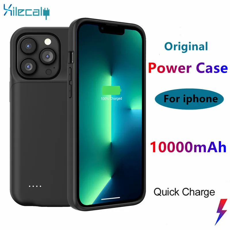 

For iphone 13 Pro Max Battery Case For iphone 12 11 Pro Max Smart Power Bank Charger Cover for iPhone XS Max XR 6s 7 8 Plus SE 2
