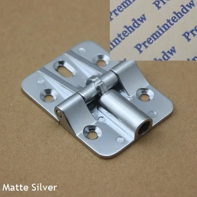 Matte Silver 10 шт./лот, 0, 90, 135, 180 градусов, открытый угол, регулируемая крышка, откидная дверная петля, цинковый сплав, хром, матовое серебро - Цвет: Matte Silver