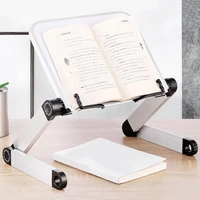 2021 new foldable reading book holder bookcase stand 360 degree adjustable support