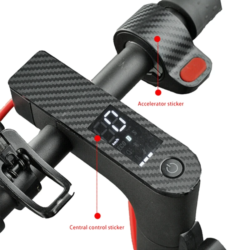 New Electric Scooter Panel Carbon Fiber Waterproof Anti-Slip Protective Film Accelerator Sticker for Xiaomi Mijia M365 Pro | Спорт и