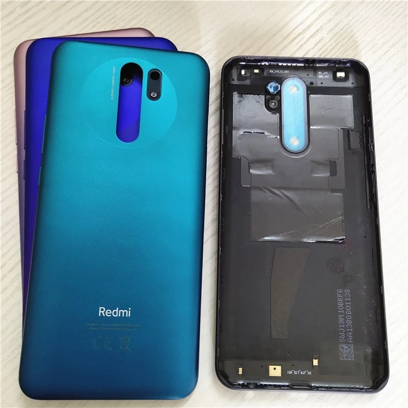 

Original for Xiaomi Redmi 9 Back Battery Cover Rear Housing Door Case for Redmi9 Battery Cover with Side Buttons Replace