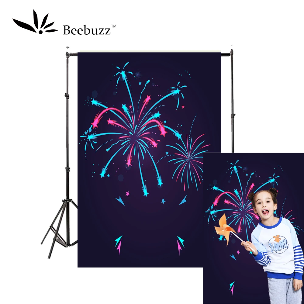 Праздничный Спарклер синий фон для фотостудии Фотофон Праздничная детская