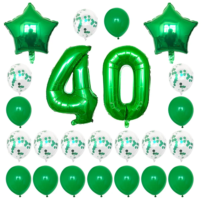 День рождения набор воздушных шариков с воздушные шары из фольги в виде цифр