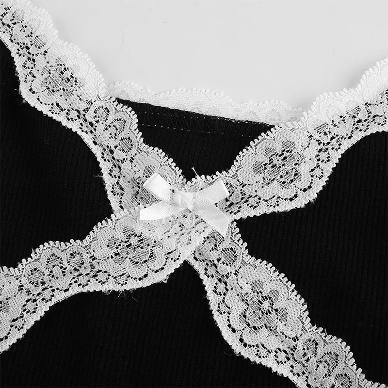 

Fashion Korean Style Dresses V-Neck Lace Outer Wear Suspender Waist Slim Sexy Above Knee Women Dress
