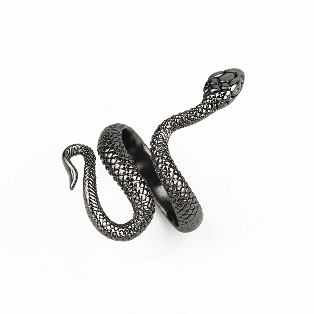 Женское кольцо со змеей регулируемое в стиле ретро 1 шт. | Украшения и аксессуары