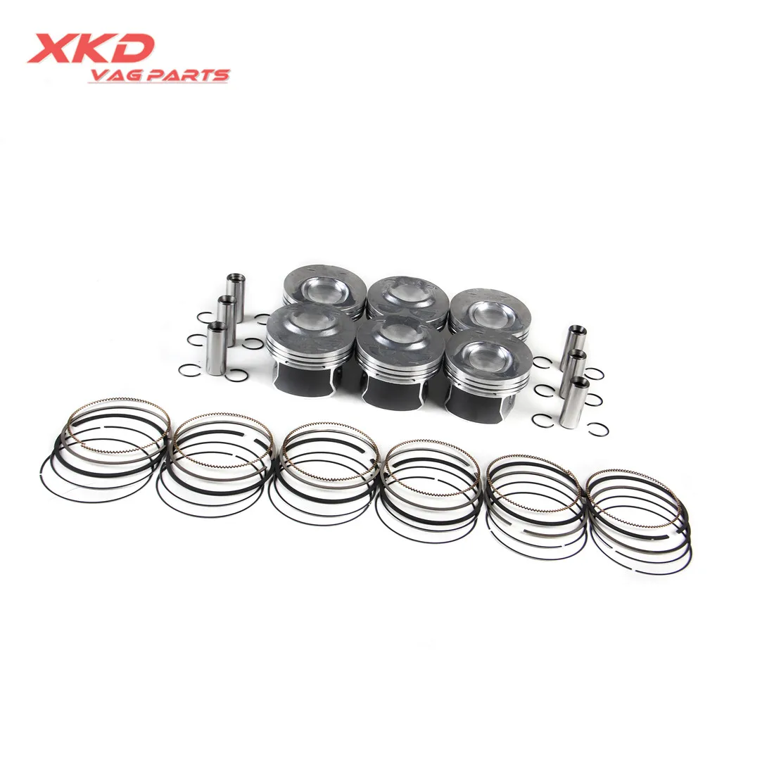 VR6 3.6L Engine Pistons &amp Piston Rings Kit Fit For V-W Atlas CC Passat A-UDI Q7 03H107065N 03H198151B | Автомобили и мотоциклы