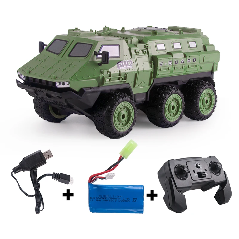 

RC Truck Remote Control High Speed Armored Vehicle 9510E 1/16 2.4G 6WD High Toughness Explosion-proof Armored Vehicle