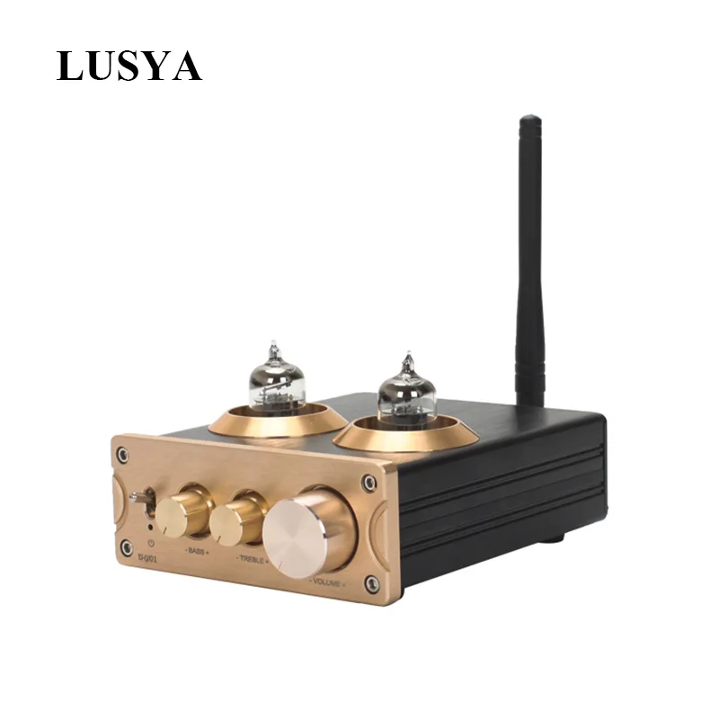 Lusya HIFI 6J1 ламповый предусилитель APTX Bluetooth 5,0 QCC3008 предусилитель с адаптером DC 12 В T1073