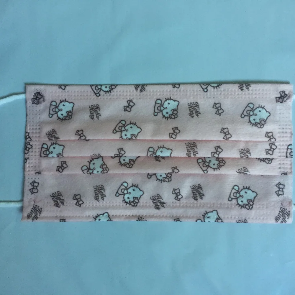 20 упаковок/200 шт Kawaii взрослых детей мультфильм одноразовая маска для лица пыленепроницаемый туман доказательство Милая маска вечерние блага