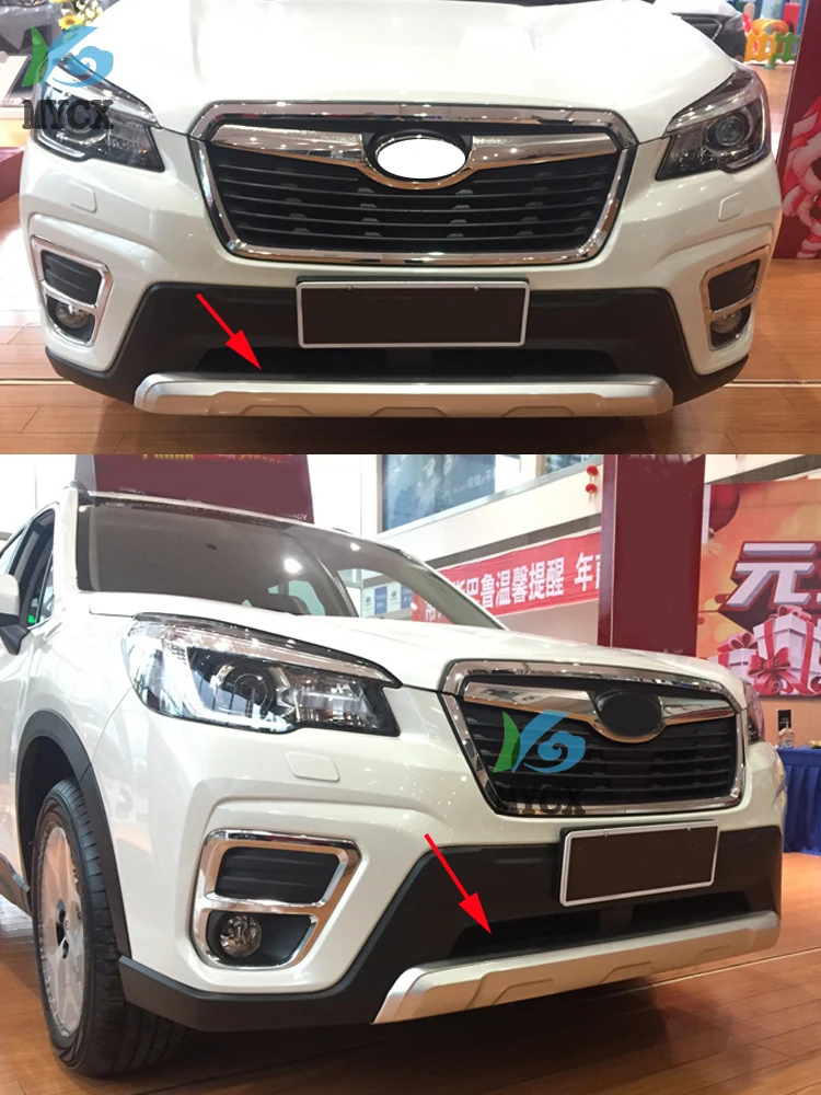 Противоскользящая пластина защита Бампера Для Subaru Forester 2019 + новый материал ABS JP