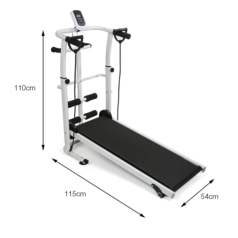 

Electric Treadmill 3 In 1 Indoor Aerobic Sport Fitness Device Running Machine Folding LCD Display Treadmills Equipment