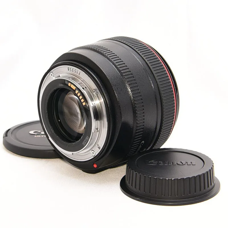 Бывший в употреблении Canon EF 50 мм f/1.2L USM SLR объектив цифровой камеры|Объективы для