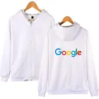 Толстовка с капюшоном и принтом логотипа google Microsoft, модный Свободный Повседневный пуловер с длинным рукавом в стиле унисекс, уличная одежда в стиле Харадзюку