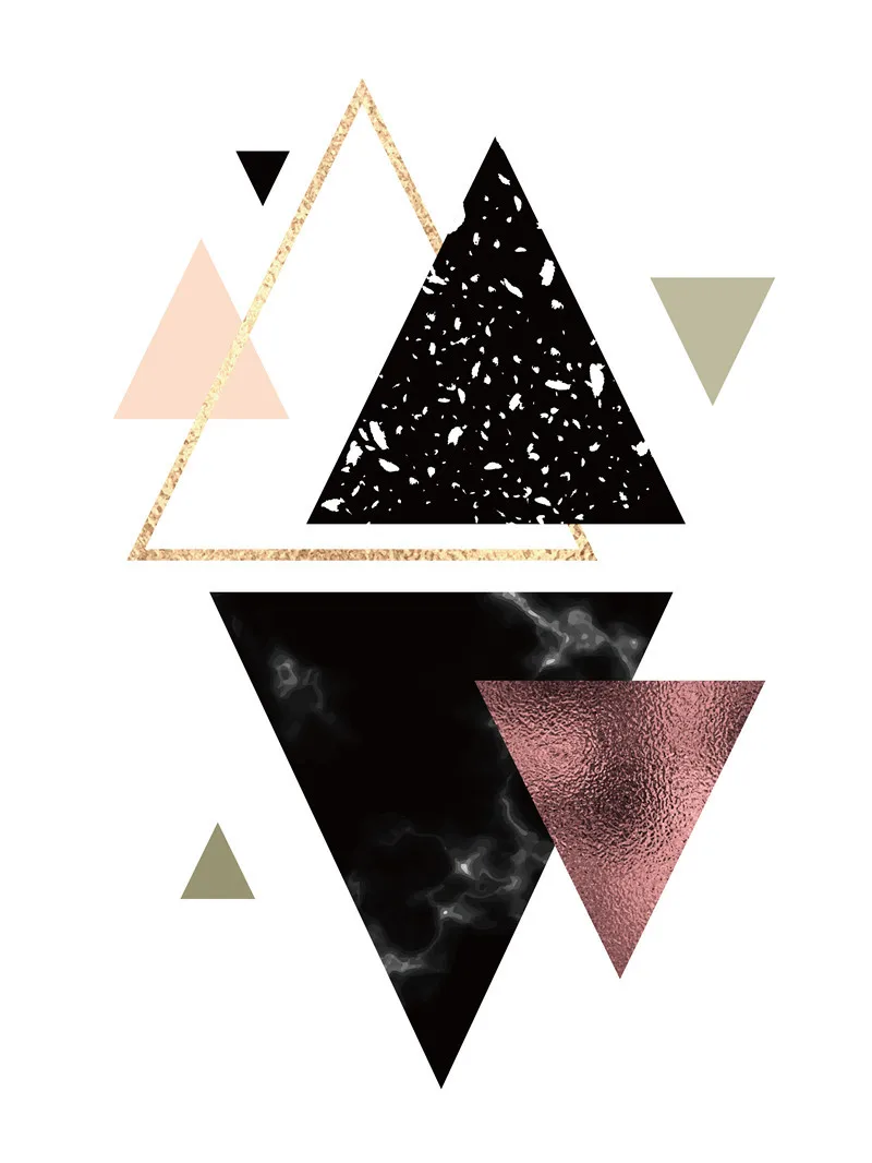 Абстрактная линия Мраморная текстура Картина на холсте геометрический