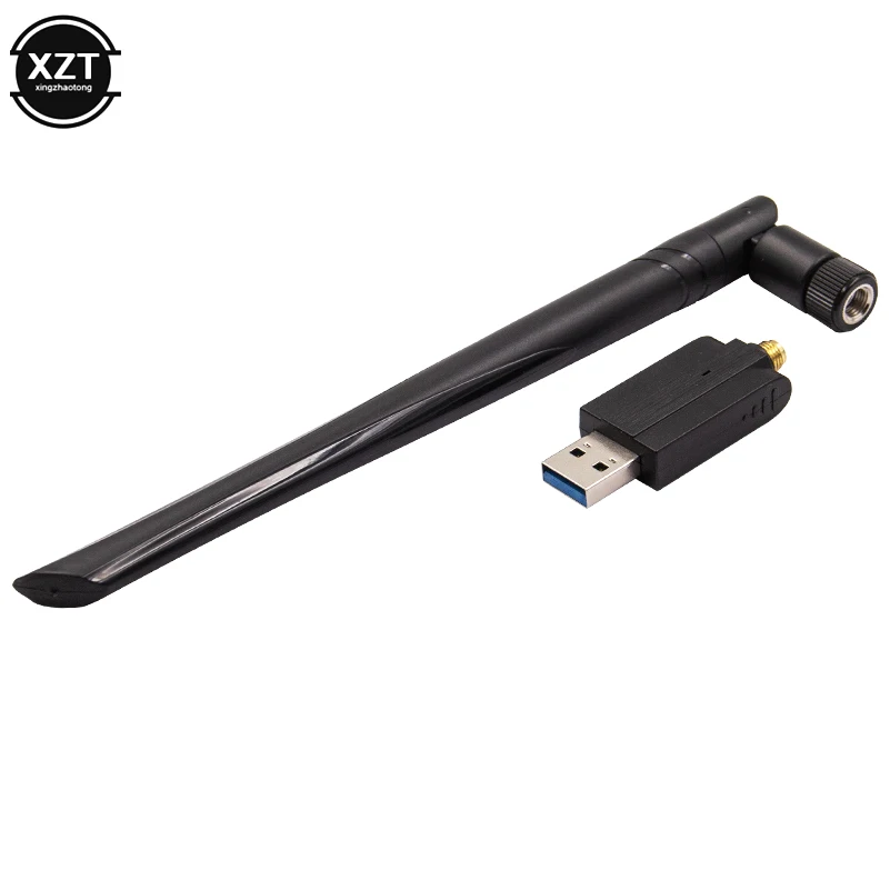USB 3 0 1200 Мбит/с Wifi адаптер 5DBI двухдиапазонный 5 ГГц 2 4 802.11AC RTL8812BU Антенна Dongle сетевая
