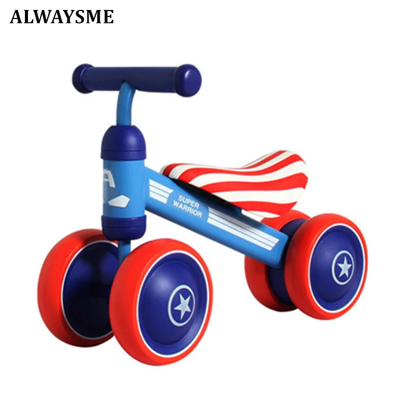 ALWAYSME новый детский первый сбалансированный велосипед и ходунки для малышей от 18