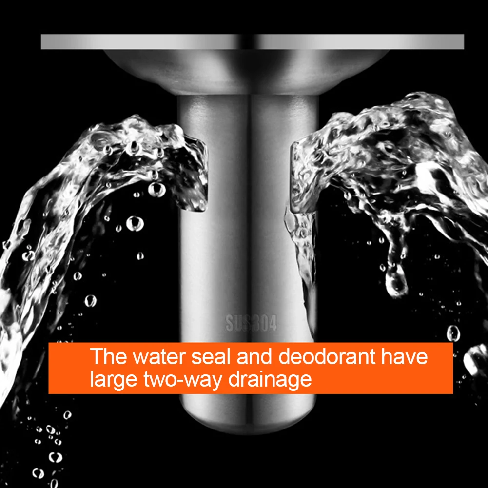 Новый фильтр для пола ванной комнаты с вилкой и сифоном раковины кухонный слива