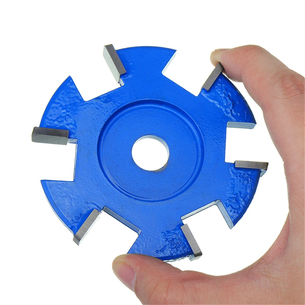 

Turbo Tea Tray Digging Wood Carving Disc Milling Cutter 16mm Bore 6 Teeth Wood for Household Wooden Accessories