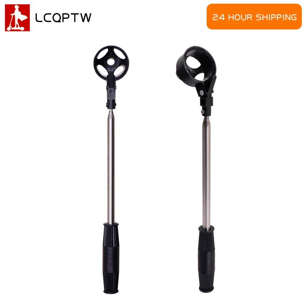 Telescopic Stainless Steel Shaft Scoop Golf Ball Retriever Golf Accessories Golf Training Aids