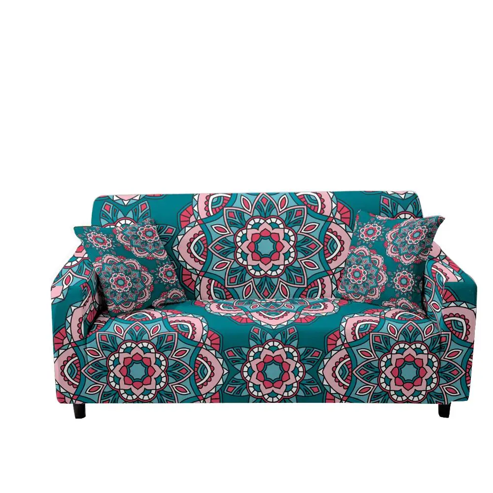 Bohemia Elastic LuxurySofa Covers For Living Room Sectional Corner Furniture Slipcover Couch Cover 1/2/3/4 Seater Mandala | Дом и сад