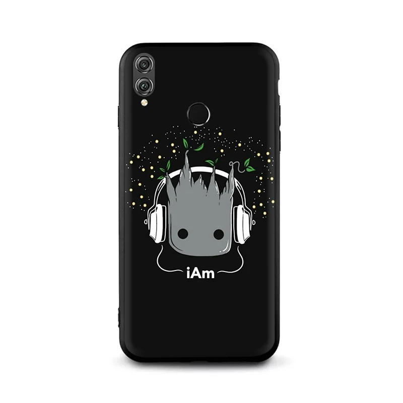 B10 EWAU Marvel милый мультфильм Грут силиконовый чехол для телефона для Huawei Honor 6a 7A Pro 7C 7X8X8 9 Note 10 Lite view 20 9X Pro - Цвет: B10