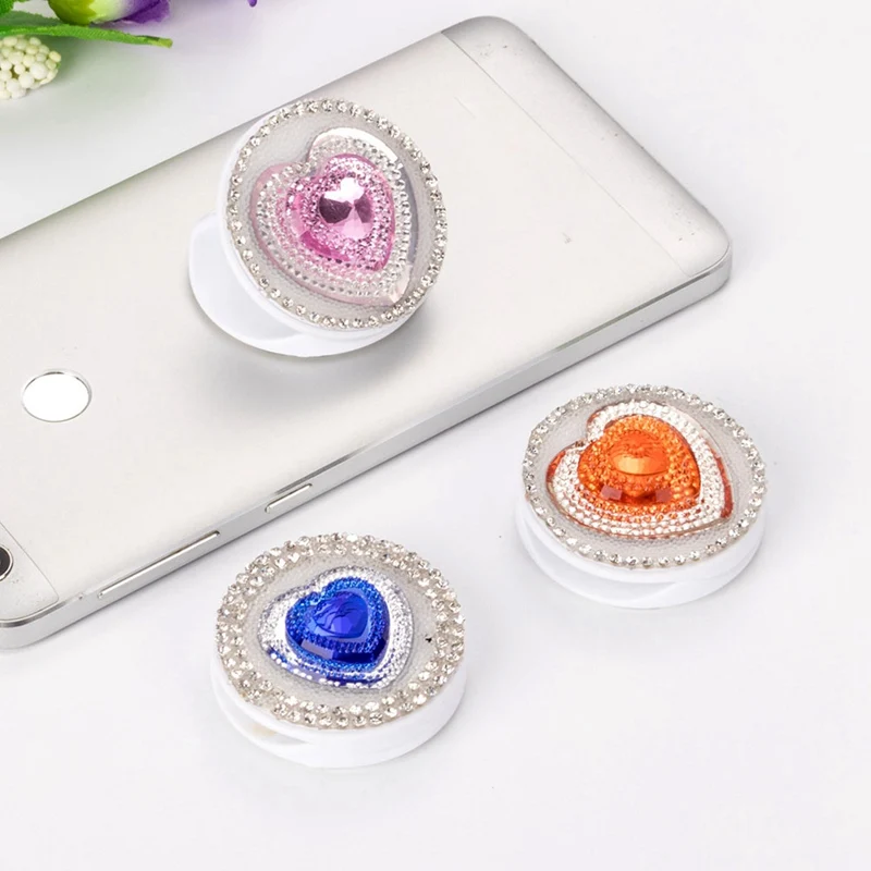 Милый попсокет на телефонов круглый палец пряжка подушка безопасности держатель