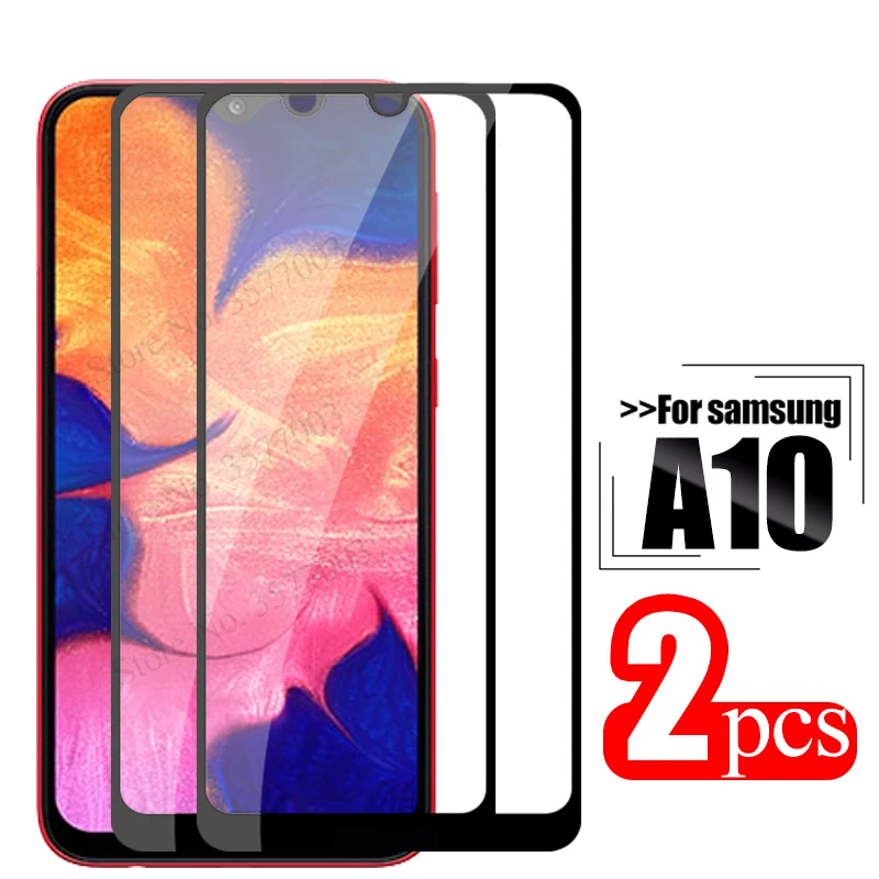 

2pcs tempered glass For samsung galaxy a10 protective glass on the sumsung samsun a 10 10a a105 a105F sm-105F screen protector