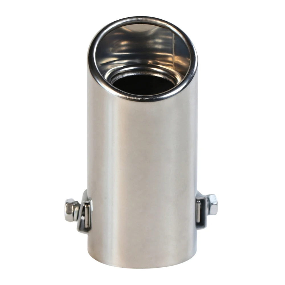

Car Auto Vehicle Chrome Exhaust Pipe Tip Muffler Steel Stainless Trim Tail Tube
