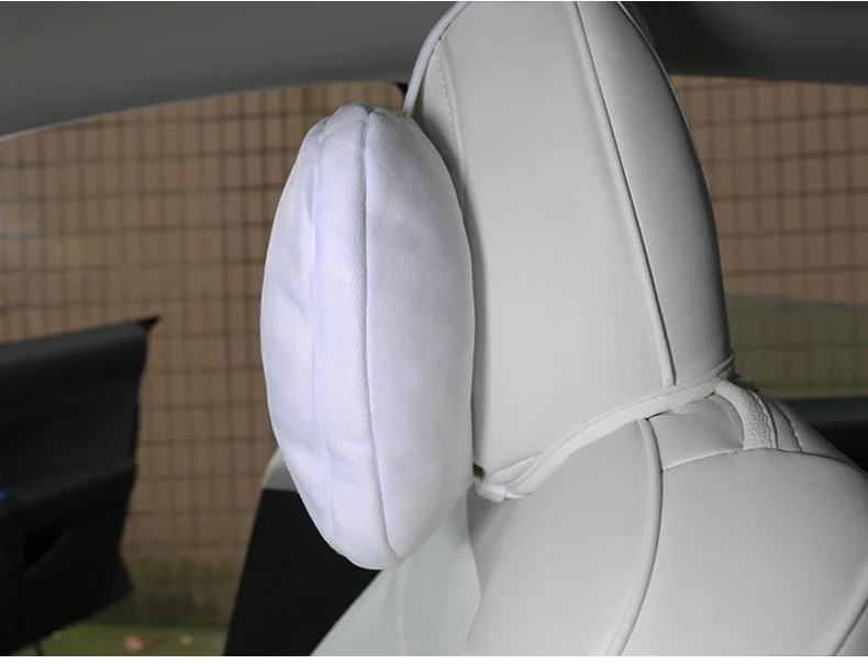 

Styling Memory Soft Comfortable Car Seat Headrest Neck Pillow Cushion Protect Logo Accessories for Tesla Model S Model X Model 3