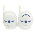 Портативный видеоняня V20, 2,4 дюйма, беспроводная Голосовая радионяня, звуковая сигнализация, Поддержка двусторонней связи с адаптером питания