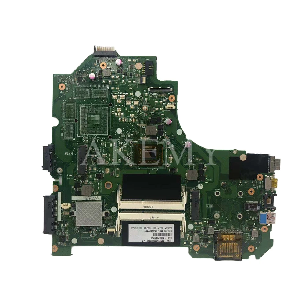 K56CA материнская плата 987 CPU для For Asus S550C K56CM K56CB S56C K56C ноутбука Материнская Тест 100%