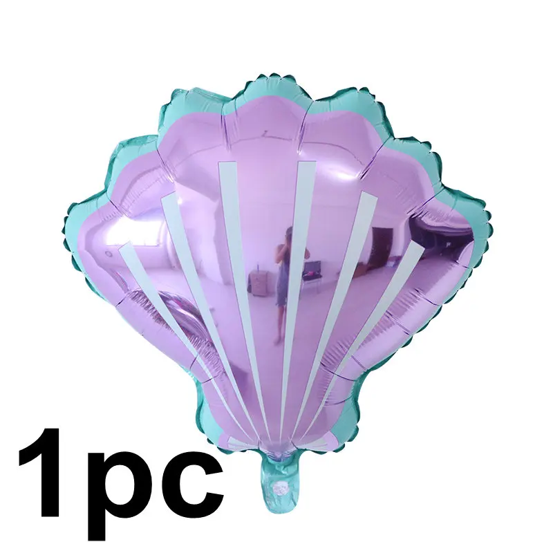 purple shell 1 шт., 104*66 см, розовые, фиолетовые балерины, для девочек, принцесса, фольга, Гелиевый шар, для детей, для дня рождения, вечеринки, украшения, для свадьбы - Цвет: purple shell
