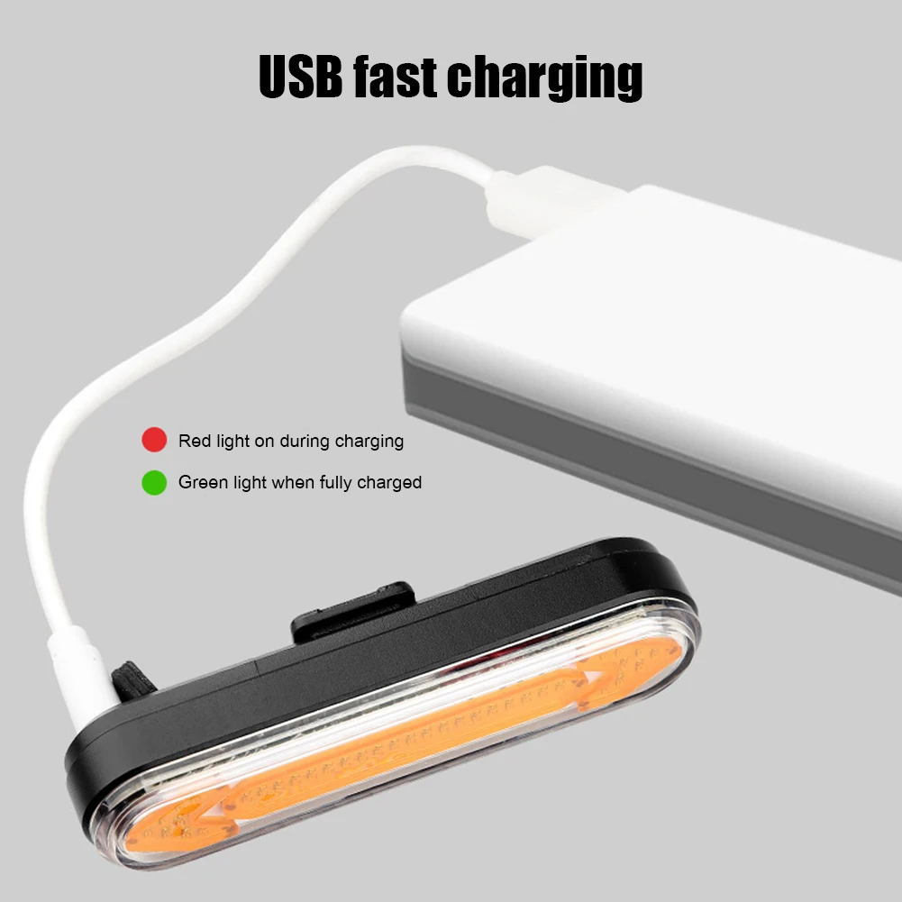 

Safety Warning Bicycle Rear Light 100LM Bicycle Light Bicycle Accessories Bike USB Rechargeable LED Safety Lamp